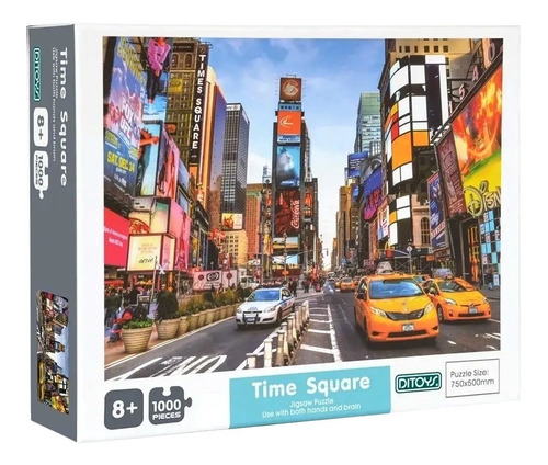 Rompecabezas Puzzle 1000 Piezas Time Square Ditoys