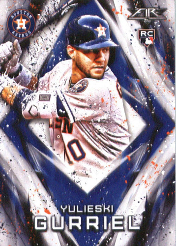 2017 Topps Fire 106 Yulieski Gurriel Rc Tarjeta De Novato Ho