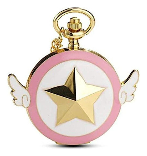 Sakura Star Wings Reloj De Bolsillo De Cuarzo Para Mujer
