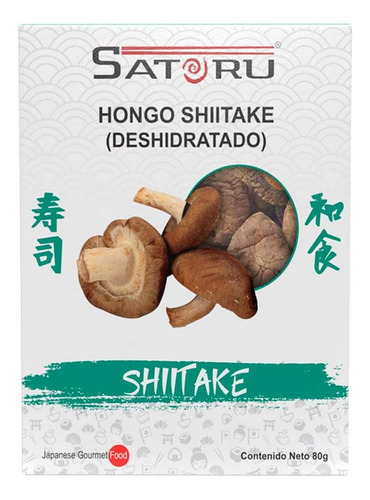 Hongo Shiitake Satoru Deshidratado 80g