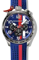 Comprar Reloj Bomberg Racing Bolt 68 Azul Con Cadena Leontina