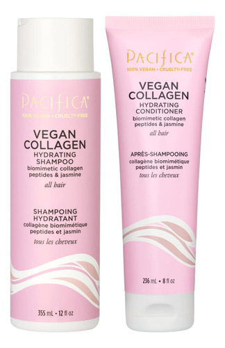 Set De Champú Y Acondicionador Pacifica Vegan Collagen 350 M