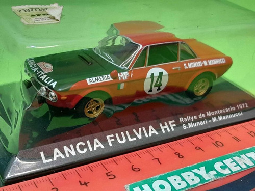 Ixo 1/43 Lancia Fulvia Hf  Rally Montecarlo 1972 S. Munari 