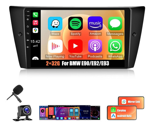 232g Estereo De Automóvil Android Para Bmw E90/e92/e93 2005-