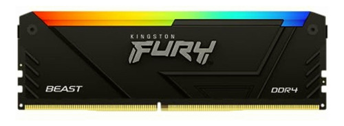 Kingston Fury Beast Black Rgb Ddr4, Memoria Gamer Para Pc,