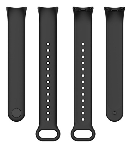 Pulseira Para Xiaomi Mi Band 8 De Silicone + Pelicula 3d Cor Preto