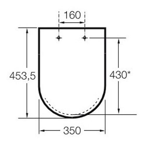 Imagen 2 de 9 de Tapa Asiento Para Inodoro Con Caida Amortiguada The Gap Roca