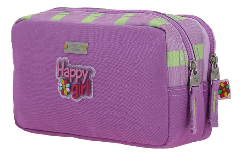 Kit 2pzs Mochila Lapicera Lila Chenson Original