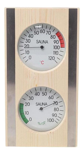 Termómetro E Higrómetro De Sauna Vertical De 1 Pieza