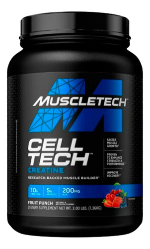 Cell Tech Creatina Muscletech 3 Lbs + Envio Gratis 