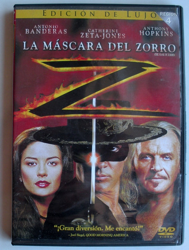 Dvd - La Mascara Del Zorro - Antonio Banderas  Imp. Brasil