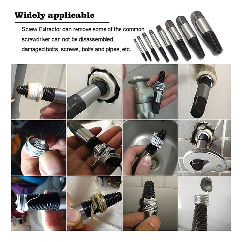 8 Piezas Rotas Dañadas Tubo De Agua Extractor Extractor Fáci