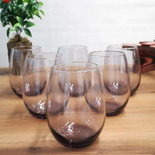 Imagen 2 de 4 de Set X 12 Vasos Vidrio Copon Pinot Vino O Agua - Hermosos !