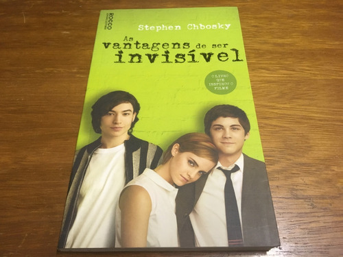 Livro As Vantagens De Ser Invisível - Frete R$ 15,00