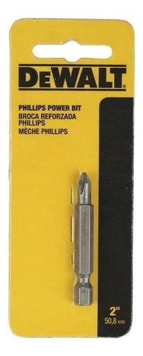 Brocas 1/4" Ponteira Phillips N1 x 50,8 mm Dewalt - Dw2021