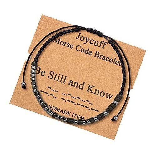 Joycuff Estar Quieto Y Saber Morse Code Pulseras Para Yfwcm