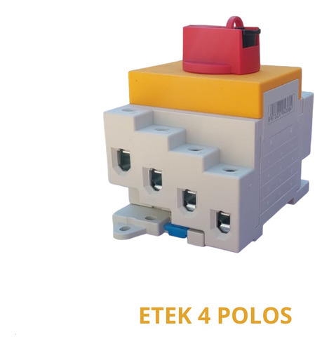 Chave Seccionadora Fotovoltaica 4 Polos 1500v 32a Combo 4 Un