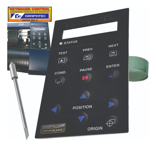 Panel Graphtec Plotter Mk2 Med. Original + Navaja Gratis