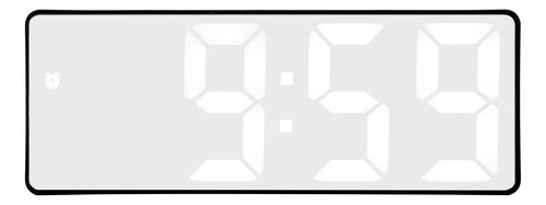 Reloj Despertador Con Espejo Led Mesa Digital Electrónica
