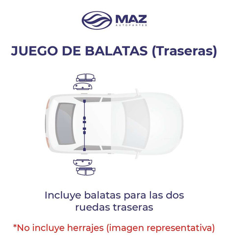 Balatas Tras Freno De Mano Gmc C4500 Topkick 2005 6.6 Ck