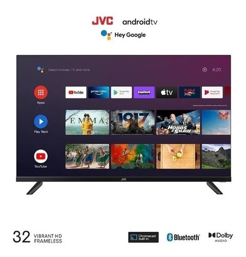 Imagen 1 de 6 de Tv Smart 32 Hd Android | Jvc | Lt-32kb127