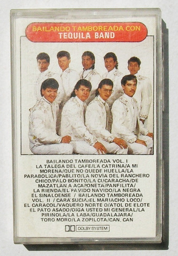 Tequila Band Bailando Tamboreada  Cassette Mexicano 1992