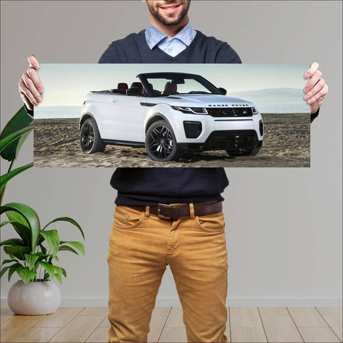 Cuadro 30x80cm Auto 2017 Range Rover Evoque Conv 343