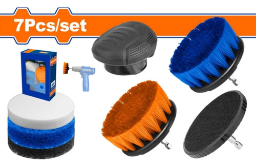 Set X 7 Cepillos Para Taladro Wadfow