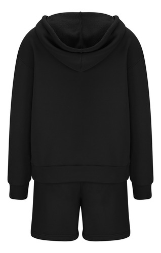 Conjunto De Pantalones Cortos Con Capucha De Ropa Deportiva