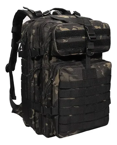 Morral Tactico NO RULES 40 LITROS Negro (no incluye parches) –  TiendaCrossfity