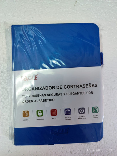 Agenda Organizador De Contraseñas