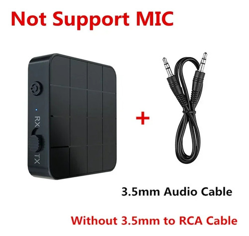 Receptor Y Transmisor De Audio Bluetooth Con Conector Aux De
