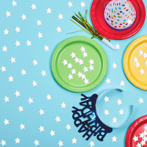 Glitter Confetti Estrellas Plateadas 45gr