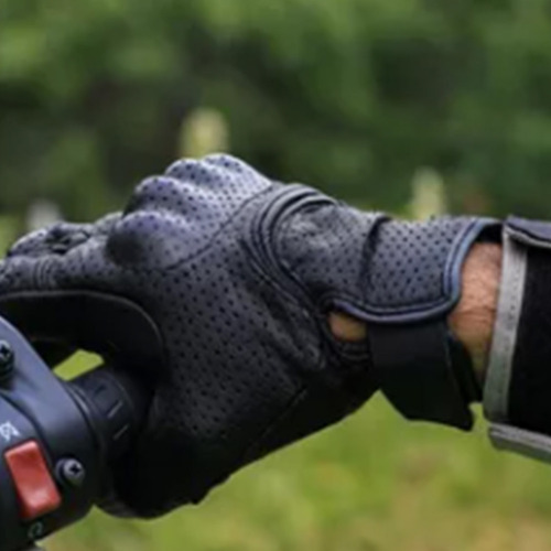 Guantes De Cuero Completos, Antideslizantes, For Montar En