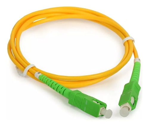 10 Unidades Patchcord Sc/apc-sc/apc Monomodo Simplex X 10m