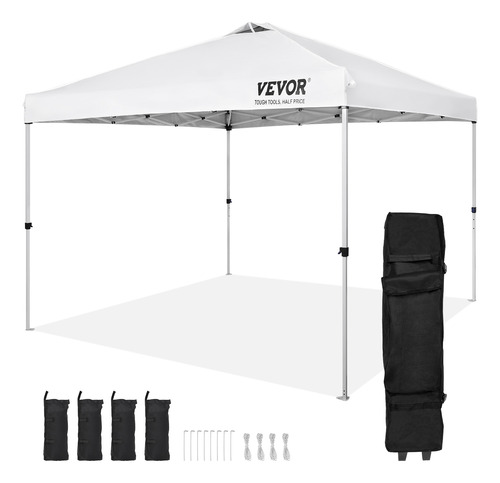 Vevor Carpa Toldo 3x3 M Plegable Impermeable Retractil