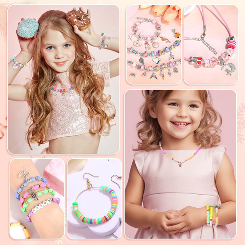 Kit Diy Para Brazalete De Encantos Con 86 Piezas Jollidecor