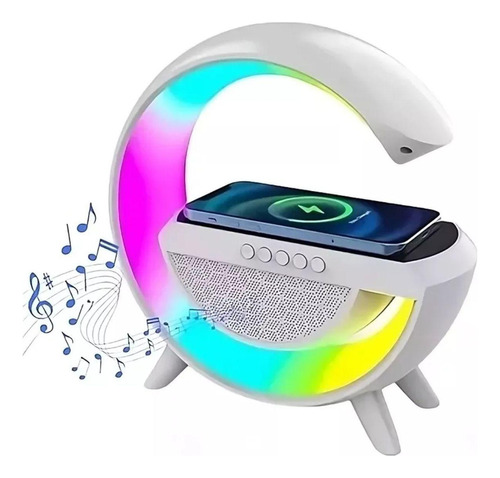 Luminária G-speaker Smart Station Rgb Wireless E Carregador