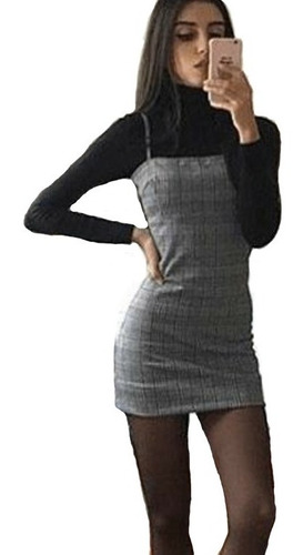 Imagen 3 de 3 de Vestido Gales/ Vestido A Cuadros/ Tmblr - Aesthetic