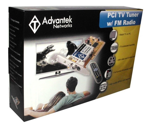Imagen 5 de 6 de Tarjeta Advantek Tv Tuner Radio Fm Capturadora Para Pc