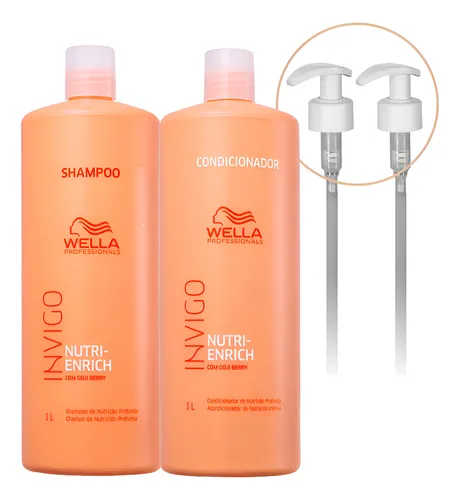 Kit Wella Invigo Nutri Enrich Sh, Cond E Válvulas