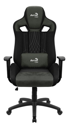 Imagen 2 de 7 de Silla Gamer Aerocool Earl Hunter Green
