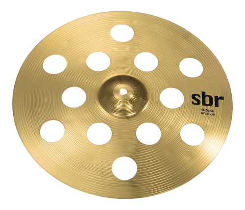 Platillo Sabian Sbr1600 Crash O-zone 16 Pulgadas Latón