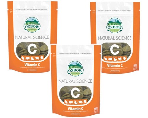 Oxbow Natural Science 60ct Vit C Supplement Little Animal Ge