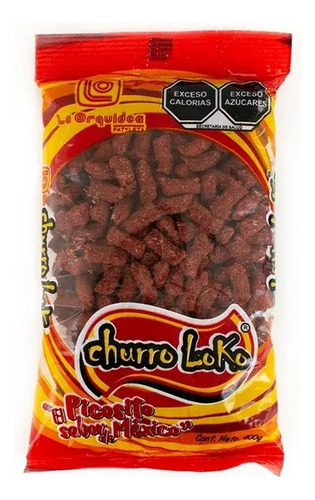 4 Pzas Dulce La Orquídea Churro Loko De Tamarindo Picosito 4