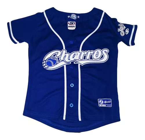 PLAYERA BEISBOLERA CHARROS DEL JALISCO JERSEY CULIACÁN CASACA BLANCA  GUADALAJARA 