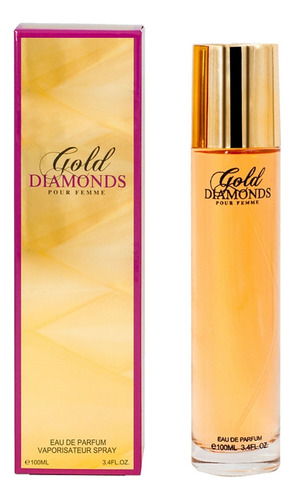 Perfume Marca Ebc Para Mujer Gold Diamonds 100ml