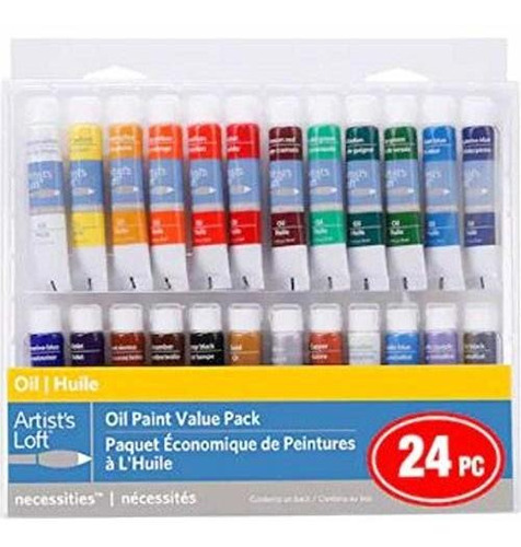 Paquete Económico De Pintura Al Óleo De 24 Colores Necessiti