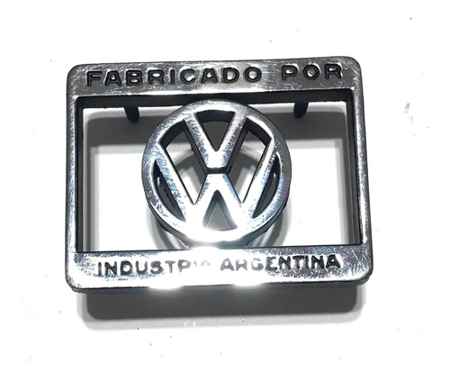  Insignia Placa Fabricacion Argentina Volkswagen 1500 Nueva!