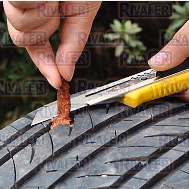 Imagen 7 de 7 de Kit Repara Cubiertas Pinchaduras Tarugos Moto-cuatri-auto